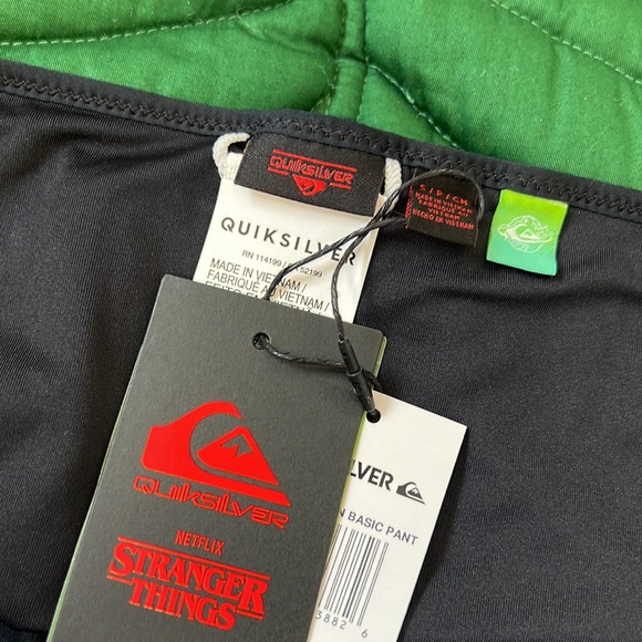 NWT Quiksilver X stranger things collab. Upside down basic bikini bottoms. - Picture 8 of 8